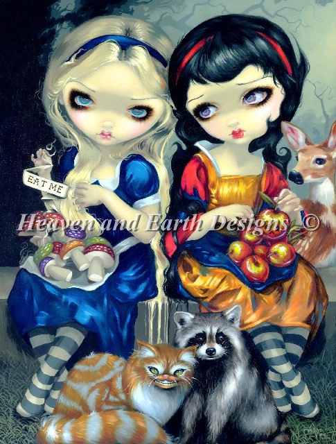 Alice and Snow White - Click Image to Close